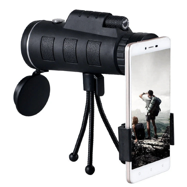 Monocular Telescope with Phone Clip & Tripod — Coming Soon