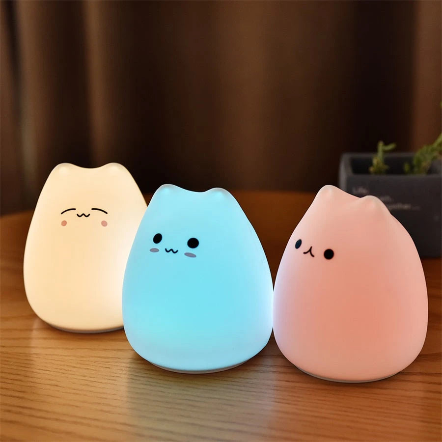 Silicone Touch-Sensor LED Night Light — Coming Soon