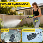 Cordless Portable Power Washer – 6-in-1 Cleaning Kit