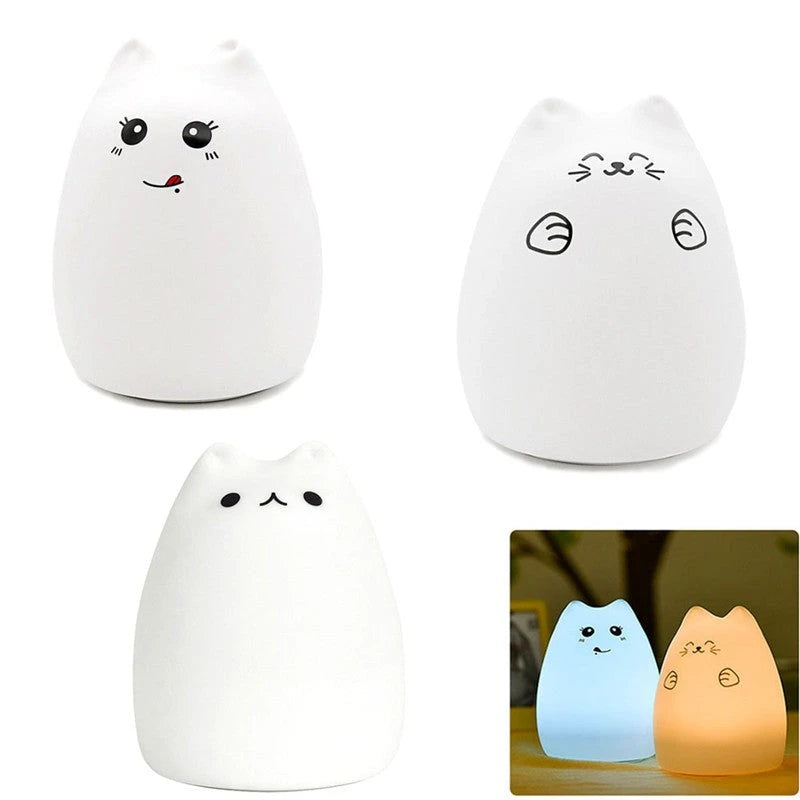 Silicone Touch-Sensor LED Night Light — Coming Soon